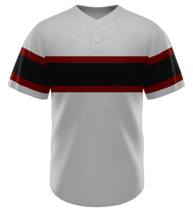 Camiseta de Béisbol Personalizada al por Mayor con Rayas de Camuflaje, Uniforme de Equipo con Botones Delanteros para Hombre, Transpirable, de Secado Rápido, Proveedor OEM ODM - Product Image 4