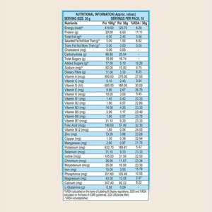 Complément alimentaire Patanjali Nutrela pour la prise de poids – Gainer de masse musculaire à base de plantes avec protéines, glucides, 16 plantes médicinales et glutamine - Product Image 3