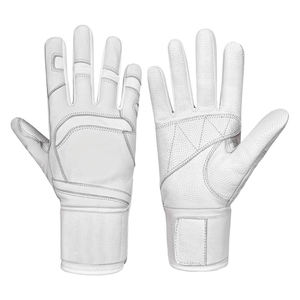 Guantes de Bateo de Béisbol de Cuero Suave de Primera Calidad, Guantes de Bateo de Béisbol Antideslizantes de Calidad Profesional Bruce Bolt, Diseño de Logotipo Personalizado - Product Image 1