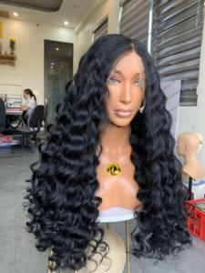 100% Extension de tissage de cheveux Remy vietnamiens non transformés Deep Curly Jerry Curls Grade Trame unique - Product Image 2