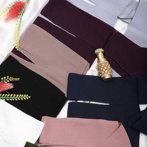 นิقابโพลีเอสเตอร์ทำมือคอลเลคชั่นที่ดีที่สุดปี 2025 ระบายอากาศได้ดี อุปกรณ์เสริมสำหรับผู้ใหญ่ ดีไซน์สั้น แฟชั่นสำหรับผู้ค้า 12 แบบ ดั้งเดิมของชาวมุสลิม - Product Image 2