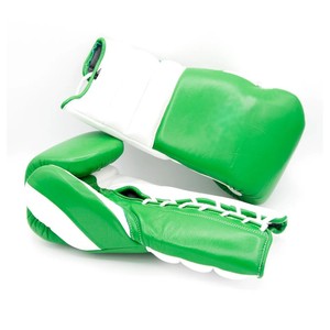 Guantes de Boxeo Profesionales de Cuero con Cordones Estilo Mexicano Aprobados por la <span class=keywords><strong>AIBA</strong></span>, Guantes de Competición al por Mayor para Aficionados - Product Image 1