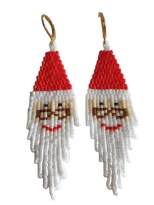 ต่างหูปักลูกปัดขนาดเม็ดเล็กตามสั่งเครื่องประดับแฟชั่นทำมือคุณภาพสูงจากอินเดีย - Product Image 2