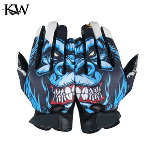 Gants de football américain et de rugby antidérapants, respirants, à doigts complets, pour le baseball et le football, avec bracelet réglable - Product Image 4