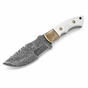 Couteau de chef en acier Damas forgé à la main, service OEM à faible MOQ, couteau de cuisine Tracker personnalisé, couteau léger - Product Image 5
