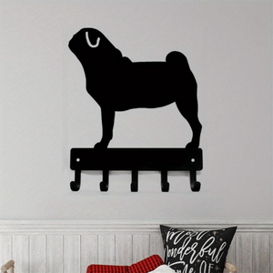 CIFbuy Gancio da Parete in Metallo Nero Chic, Decorazione Originale per la Casa, Regalo Festivo, Scultura da Parete per TikTok e Servizio di Ritiro Temu - Product Image 4