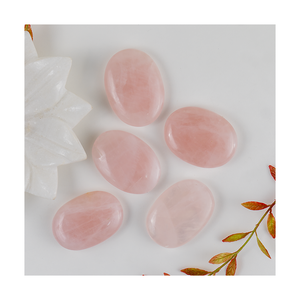 Piedra de Cuarzo Rosa Natural Pulida de Primera Calidad, Origen India, 2.5 Pulgadas, 1 kg, para Sanación Emocional - Product Image 1