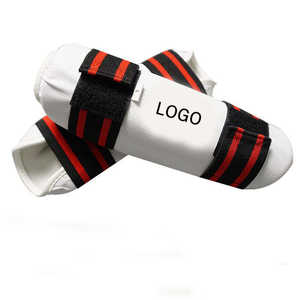 Logotipo personalizado Mma Shin Protector Boxeo Shin Guard Leather Pro Gel Shin Instep Pads MMA Leg Foot Guard - Product Image 1