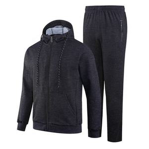Customized Wholesale Price Casual Streetwear Tracksuit Men Plus Size Two Piece <b>Lightweight</b> <b>Hoodie</b> Pants Set Polyester/Cotton - Product Image 1