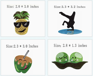 Badges brodés en gros, patchs appliqués personnalisés pour vêtements, logo personnalisé, OEM, ODM, fournisseur d'usine en gros, qualité supérieure - Product Image 6