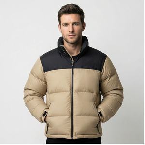 Veste matelassée unisexe The North personnalisée de grande taille Veste en duvet pour le visage des femmes Vestes respirantes pour hommes Duvet de canard Plume - Product Image 1