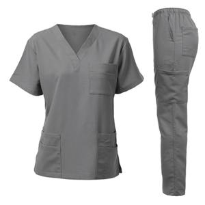 New Factory Price Nurse Uniform Unisex Medical <b>Scrubs</b> <b>Set</b> with Comfortable Knitted Fabric for Hospital Use - Product Image 6