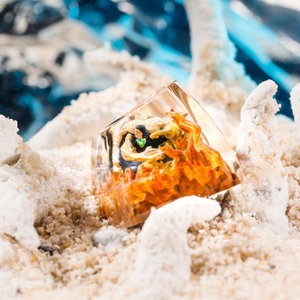 Keycaps Artisanat Forêt Mystique, Keycaps Artisanat Personnalisé, Keycaps Anime Mignons, Keycaps Verts, Ensemble de Keycaps, Keycaps en Bois - Product Image 6