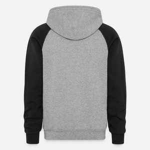 เสื้อฮู้ดแขนแร็กแลนสีเทาดำสำหรับผู้ชาย พร้อมลายพิมพ์สกรีน กระเป๋าหน้า ใส่สบายๆ ในฤดูใบไม้ร่วง - Product Image 6