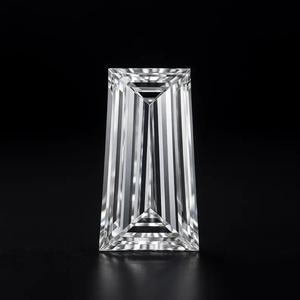 Diamante Cultivado en Laboratorio de Corte Baguette Cónico de 1ct, Claridad VS, Color E, Corte Excelente, Certificado, Gema Suelta para Joyería - Product Image 1