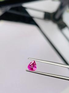 Saphir rose naturel d'origine Mozambique, 0,74 ct, taille poire, pierre précieuse non montée, certifiée, gemme précieuse de qualité supérieure, éclat premium pour bijoux - Product Image 5