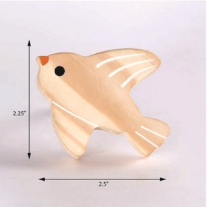 Nouveauté : Boutons de tiroir pour enfants en bois de pin, poignées de commode en forme d'oiseau, poignées de meubles en bois durables de haute qualité - Product Image 2