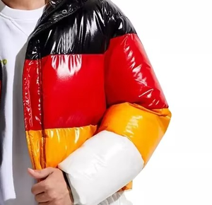 Veste matelassée OEM d'hiver pour l'extérieur, style streetwear, en toile de haute qualité, col montant, design de créateur, avec fermeture éclair, imperméable, coupe-vent et respirante - Product Image 6