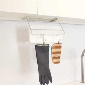 Slide Type Dishcloth Rack HOME FRIEND tape kitchen integration kitchen essentials organizer storage solution towel drying <b>shelf</b> - Product Image 4