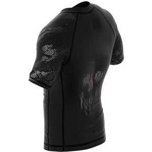 Quick Dry Breathable Eco-Friendly Fabric <b>MMA</b> <b>Rash</b> <b>Guard</b> Short Sleeve Shirt for Men Stretch Compression Fit Sports Gym Outdoor - Product Image 4