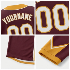 Camiseta de Béisbol Personalizada para Hombre, Uniforme de Equipo, Ropa Deportiva, Impresión por Sublimación, Transpirable, Precio Económico al por Mayor - Product Image 6