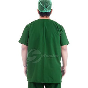 Tenue d'infirmier homme respirante de couleur unie, design personnalisé, fabriquée au Pakistan - Product Image 6