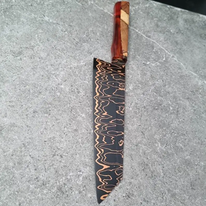 Couteau de Chef LEGACY BLADES en Acier Damas Forgé à la Main, Tranchant comme un Rasoir, Manche en Bois de Palissandre, Moderne, Ambidextre, Fournisseur d'Usine - Product Image 2