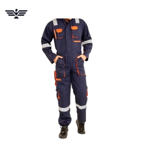 Overol de Trabajo Industrial Reflectante con Múltiples Bolsillos de Algodón para Hombre EMPIRE TREND WEARS, Overol Protector para Mecánico, Cómodo y Sedoso - Product Image 1