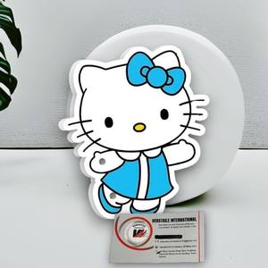 Nuevas Pestañas Magnéticas Acrílicas con Diseño de Lazo Azul, Hello Kitty, Flores y Mariposas, Ecológicas, Reutilizables, para Extensión de Pestañas - Product Image 4