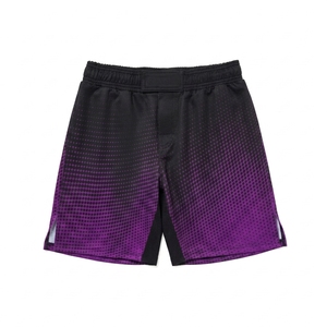 Pantalones Cortos de Compresión para Boxeo y MMA Sin Gi, Spats de Grappling con Logo Frontal, 100% Poliéster Duradero, Venta al por Mayor - Product Image 2