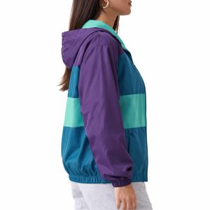 Chaqueta cortavientos para mujer, ligera, con capucha, cierre de cremallera, transpirable, de secado rápido, para actividades al aire libre, a la moda. - Product Image 4