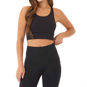 Fitness Sports Padded Support <b>Bra</b> for Women Yoga Gym Workout Running Adjustable <b>Straps</b> Breathable Comfort - Product Image 3