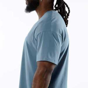 High Quality Heavyweight Oversized T-shirts Custom <b>Dropped</b> Shoulder 240 Grams Blank Eco-Friendly <b>Acid</b> Washed Vintage T-shirts - Product Image 6