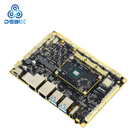 Carte porteuse DEBIX SOM A I/O 6USB 2Gigabit RJ45 combinant solution industrielle de contrôle IoT multimédia pour DEBIX SOM A
