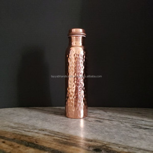 Bouteille d'eau en cuivre India Pure 1000 ml 100% Pure Drink avec des bienfaits ayurvédiques pour la santé Parfait - Product Image 2