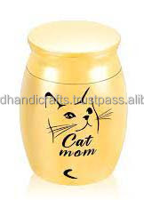 Urnas de latón de alta calidad para gatos y perros, urnas conmemorativas para mascotas para cenizas de gatos y perros, urnas al por mayor a bajo precio - Product Image 1