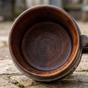 Jarra de Madera Hecha a Mano, Jarra de Cerveza Rústica, Jarra de Madera Estilo Vikingo, Vajilla para Bebidas - Product Image 2