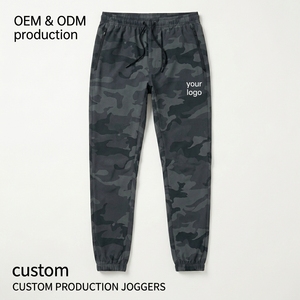 Pantalons de survêtement camouflage pour hommes Pickleball, taille élastique, cordon de serrage, respirants, micro-ventilation, légers, séchage rapide - Product Image 3