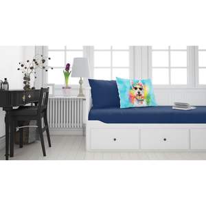 Westie Hippie Dawg Standard décoratif oeuvre taie d'oreiller léger et Super doux facile d'entretien housses de coussin - Product Image 2