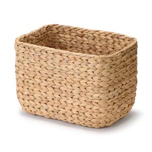 Water Hyacinth <b>Basket</b> <b>Rectangle</b> Handmade <b>Storage</b> <b>Basket</b> Wholesale eco-friendly Made in Vietnam - Product Image 1