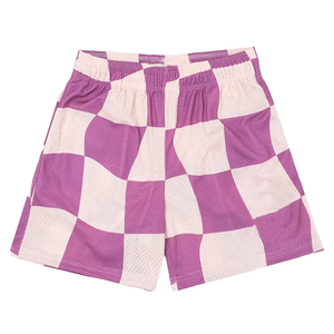 Shorts de Playa Personalizados con Estampado por Sublimación, con Bolsillos, de Poliéster, 5 Pulgadas, Shorts de Baloncesto de Malla para Hombre - Product Image 4
