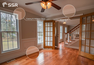 Tablero de Madera de Pino de Calidad de Exportación SSR, Moldura de Zócalo Imprimada para Acabado de Paredes Interiores y Construcción - Product Image 4