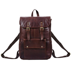 Sacs à dos en cuir coupe-vent et multifonctionnels avec fermeture éclair de protection et plusieurs poches - Product Image 1