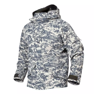 Men <b>Winter</b> Casual Plain Windproof Soft Shell Bomber <b>Jacket</b> Turtleneck Collar Polyester/Nylon Wholesale Custom High Quality - Product Image 4