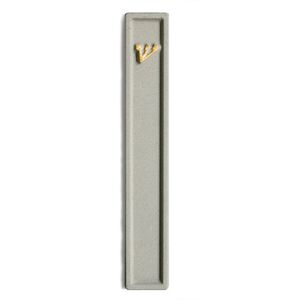 New Arrival Black Mezuzah <b>Case</b> Silver Shin Jewish Doorpost Cover Luxury Judaica Home Decor Gift - Product Image 4