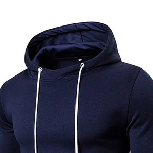 New Spring Autumn Men Fashion Hoodies Casual Solid Color Hoodies for Men - Product Image 3
