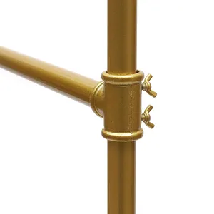 Cesta de Almacenamiento de Hierro de un Solo Nivel, Estilo Industrial, Hecha a Mano, Portátil, para Cocina y Sala de Estar - Product Image 4