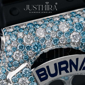 Reloj de pulsera estilo HipHop de alta calidad totalmente personalizado con bisel de moissanita VVS para hombre o mujer, reloj de diamantes hecho a mano. - Product Image 5