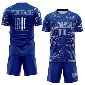 soccer uniform <b>men</b> jersey shorts set quick dry breathable football match training sportswear team - Product Image 1