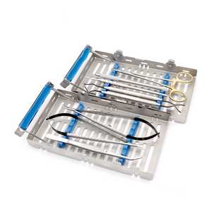 ชุดอุปกรณ์เจาะอุโมงค์รากฟัน ดร.เรดอร์ 10 ชิ้น พร้อมตลับใส่เครื่องมือผ่าตัดทางทันตกรรมสำหรับการผ่าตัดเนื้อเยื่ออ่อน - Product Image 3